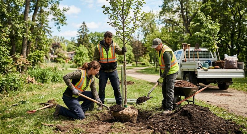 Maple Tree Planting in Honolulu, HI